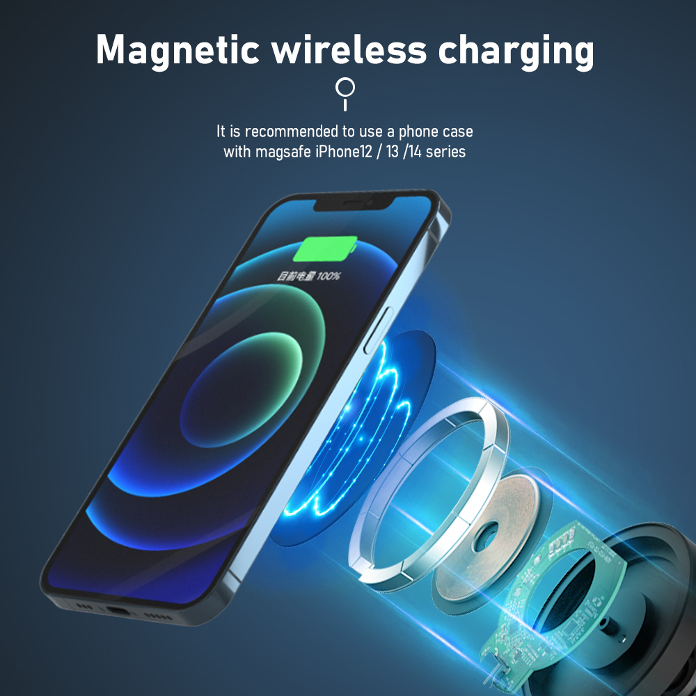 F12 Safe Magnetic Wireless Car Charger